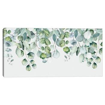 24" x 48" Eucalyptus Panel by Belle Maison Unframed Wall Canvas - Masterpiece Art Gallery