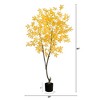 Nearly Natural 5-ft Autumn Maple Artificial Fall Tree - 2 of 4