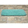 Serendipity Solid Shaggy Washable Nylon Bath Rug - Garland - 2 of 4