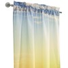 Habitat Photo Real Lighthouse and Ambient Surroundings Sunrise Light Filtering Pole Top Curtain Pair Each 38" x 84" Multicolor - 3 of 4
