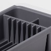 Over the Sink Dish Drainer Gray - Brightroom™: Freestanding Dish Drying Rack & Sponge Holder, Polypropylene, Hand Wash - 3 of 4