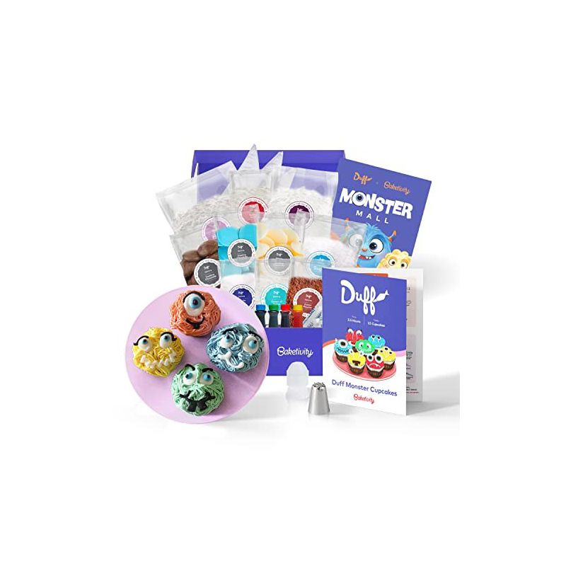 Duff Monster Cupcakes Baking Kit - Duff Goldman x Baketivity Kits for Kids, Teens & Adults with Pre-Measured Ingredients - DIY Cupcake Mix Baking Set, 1 of 8