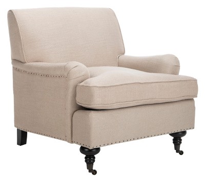 Antique Gold Contemporary Wood Accent Arm Chair