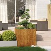 vidaXL Planter Normal metal colour, will rust over time Weathering steel - 3 of 4