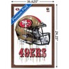 Trends International NFL San Francisco 49ers - Drip Helmet 20 Framed Wall Poster Prints - 3 of 4