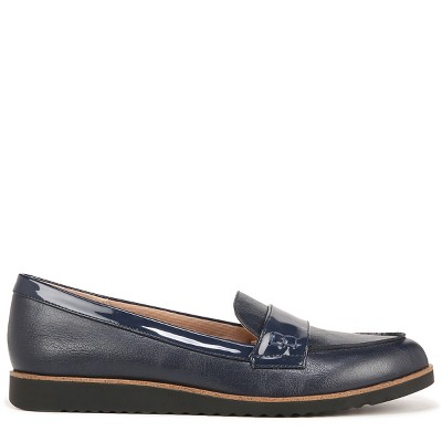 Lifestride Womens Zee Loafers Navy Patent 10 M Target