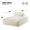 72.5'' Oversized Left-Facing Modular Sofa Bed, Fully Compressed No-Assembly Sofa for Living Room, Elderly-Friendly 1-Seat Foam Couch - 2 of 4