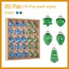 Unique Bargains Glass Decorative Hanging Tree Ornament Balls 1"-1.5" 50 Pcs - 3 of 4