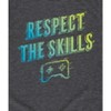 Boys' - Instant Message - Video Gamer Respect The Skills Short Sleeve Graphic T-Shirt - 2 of 4