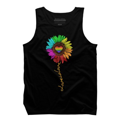 Adult Design By Humans Love Is Love Daisy Rainbow Pride By KangThien Tank Top