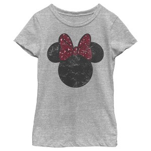 Girl's Disney Silhouette Minnie T-Shirt - 1 of 4