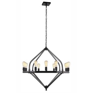 Elegant Lighting Illumina 12 light Bronze Pendant - 1 of 2