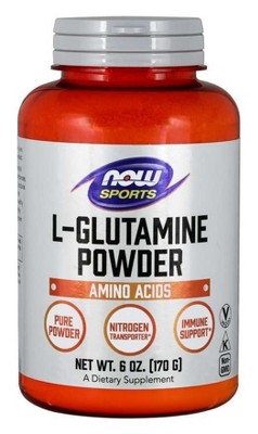 Glutamine Pure Powder by Now Foods  -  6 oz Powder