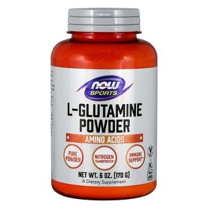 Glutamine Pure Powder by Now Foods  -  6 oz Powder - 1 of 2
