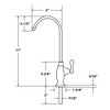 APEC Water Systems FAUCET-CD-COKE Ceramic Disc Luxury Designer Faucet - Chrome Coke Lead-Free - 4 of 4