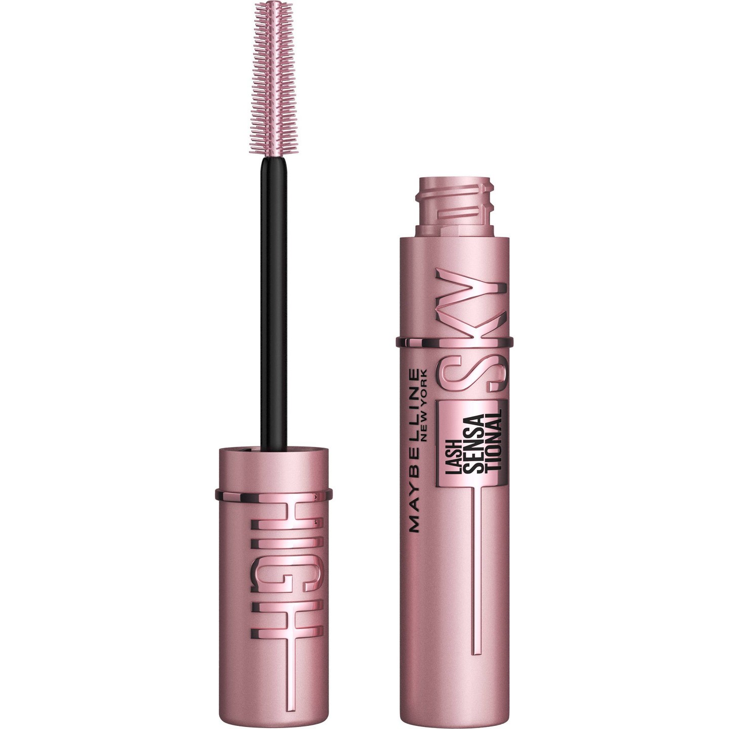 Удлиняющая тушь для ресниц Maybelline Lash Sensational Sky High, Blackest Black, цвет: Чёрный — фото 1