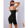 Allegra K Women's Slimming U Neck Tummy Control Sculpting Full Body Shapers with Adjustable Strap - 2 of 4