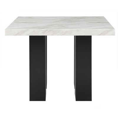 NicBex Dining Table Kitchen Table 48" Square Bar Table for Dining Room, White