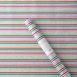 25 sq ft Colorful Stripes Gift Wrap - Wondershop™