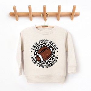 The Juniper Shop I Am Just Here For The Snacks Youth Ultra-Soft Graphic Sweatshirt - 1 of 3