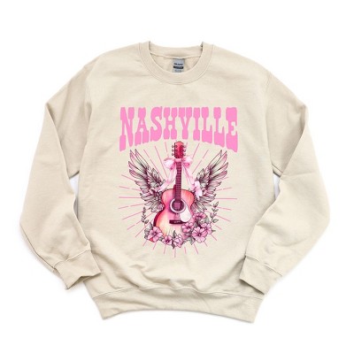 Simply Sage Market Women's Graphic Sweatshirt Coquette Nashville Guitar