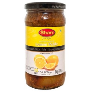 Shan - Lemon Pickle 10.58oz (300g) - Hot & Spicy Lemons in Oil - Rich Blends of Spices - 1 of 1