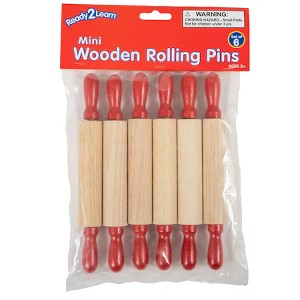 READY 2 LEARN™ Mini Wooden Rolling Pins - Set of 6 - 1 of 4