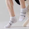 Alilang Men's Cushioned Low Cut Grip Socks 5-Pack with Arch Support and Breathable Mesh Panels - 2 of 4