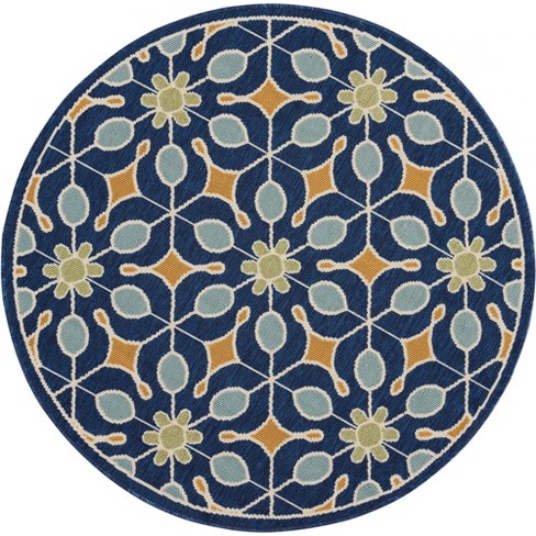 Nourison Caribbean Retro Botanical Outdoor Area Rug - image 1 of 4