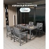 GardenJoy 5-Piece Outdoor Patio Dining Set–HDPE Table & 4 Chairs with Umbrella Hole - 3 of 3