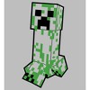 Women's Minecraft Creeper Creepin' Large T-Shirt - 2 of 4
