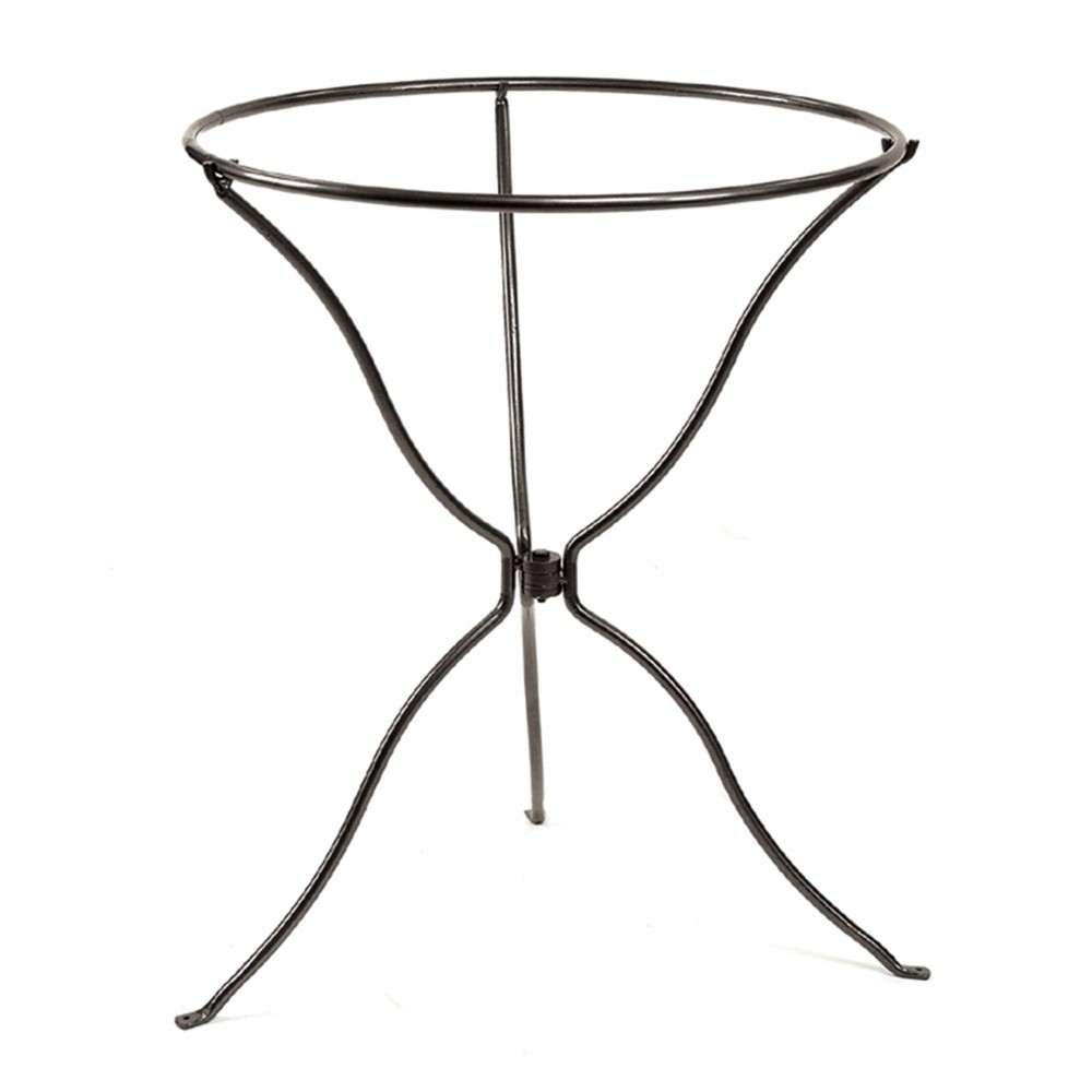 Photos - Flower Pot Tripod Ring Planter Stand with Removeable Ring Graphite Powder Coat Finish