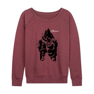 Women's - The Conjuring - Conjuring Chair Lightweight French Terry Wide Neck Long Sleeve Graphic Shirt - 1 of 4