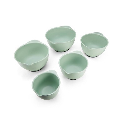 KitchenAid Set of 5 Mixing Bowls Pistachio