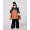 Deux par Deux Boy Two-Piece Play Snowsuit with Colorblocked Jacket Black - 2 of 4