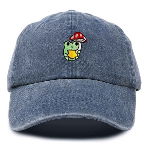 Dalix Mushroom Frog Unicorn Embroidered Cotton Dad Hat Baseball Cap Adjustable Mens Womens - 1 of 4