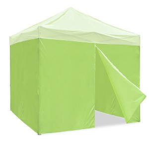 InstaHibit Set of 4 Sidewall UV30+ Fits 10x10ft Canopy Tent Zipper Outdoor Party Green - 1 of 4