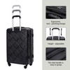 Lyngins 20/24/28 Inch 3PCs Hardside Luggage Sets with Spinner Wheels,Anti-Scratch Carry on Luggage,Lightweight Suitcase Sets for Family - 4 of 4