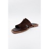 Jez - Brown Suede Leather Slide Sandal (Women) | Forever & Always Shoes - 4 of 4