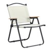 YUHAO 1PCS Folding Outdoor Chair for Camping Picnics Beach Backyard BBQ Party Patio，Beige - 3 of 4