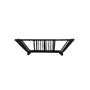 Wire Soap Dish Black Metal by Foreside Home & Garden - 1 of 4