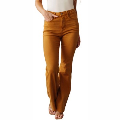 Women's High Rise Control Top Flare Jeans - Judy Blue