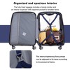 Hardshell Luggage Sets 3 Piece With Tsa Lock And 360 Degree Double Spinner Wheels Pp Lightweight Durable Hand Luggage (20"/24"/28") - 3 of 4