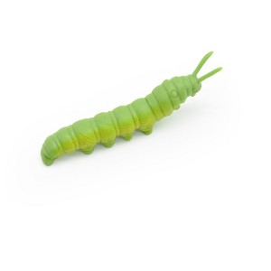 Collectible Wildlife Gifts | Caterpillar, Green, Realistic Figure, Model, Replica, Kids Educational Gift   2 1/4"    F1664 B74 - 1 of 1