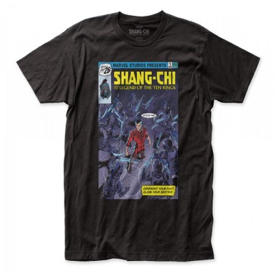 Mens Shang-Chi And The Legend Of The Ten Rings Homage Comic Cover T-Shirt