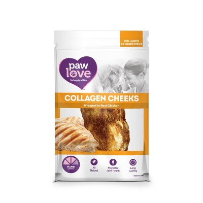 Paw Love Chicken Collagen Cheek Chews Pet Treats Dog Treats - 1ct