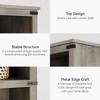 3 Tier Bookcase, Farmhouse Book Shelf with Storage - 3 of 4