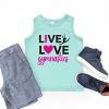 The Juniper Shop Live Love Gymnastics Youth Tank Top - 3 of 4