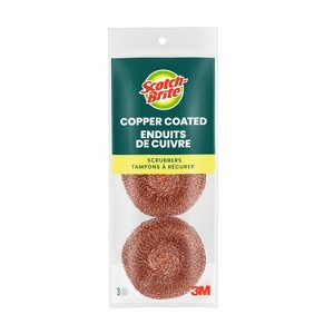 Scotch-Brite Copper Coated Scrubbers - 3ct - 1 of 4