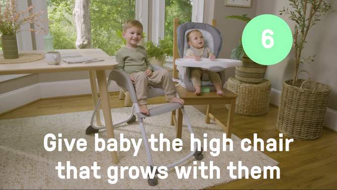 Ingenuity Full Course 6-in-1 High Chair - Astro, 2 of 17, play video